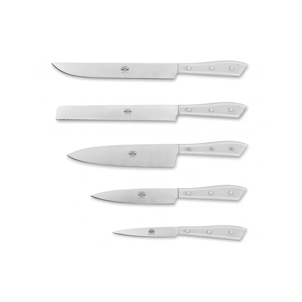 Coltellerie Berti - 1895 - Compendium Kitchen Knife Block - N. 8362 - Exclusive Artisan Knives - Handmade in Italy - Avvenice