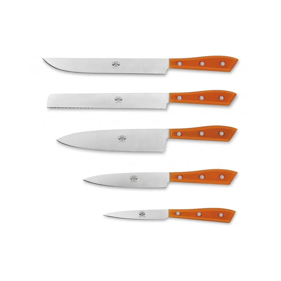 Coltellerie Berti - 1895 - Compendium Kitchen Knife Block - N. 8462 - Exclusive Artisan Knives - Handmade in Italy - Avvenice