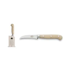 Coltellerie Berti - 1895 - Curved Paring Knife Set - N. 9906 - Exclusive Artisan Knives - Handmade in Italy - Avvenice