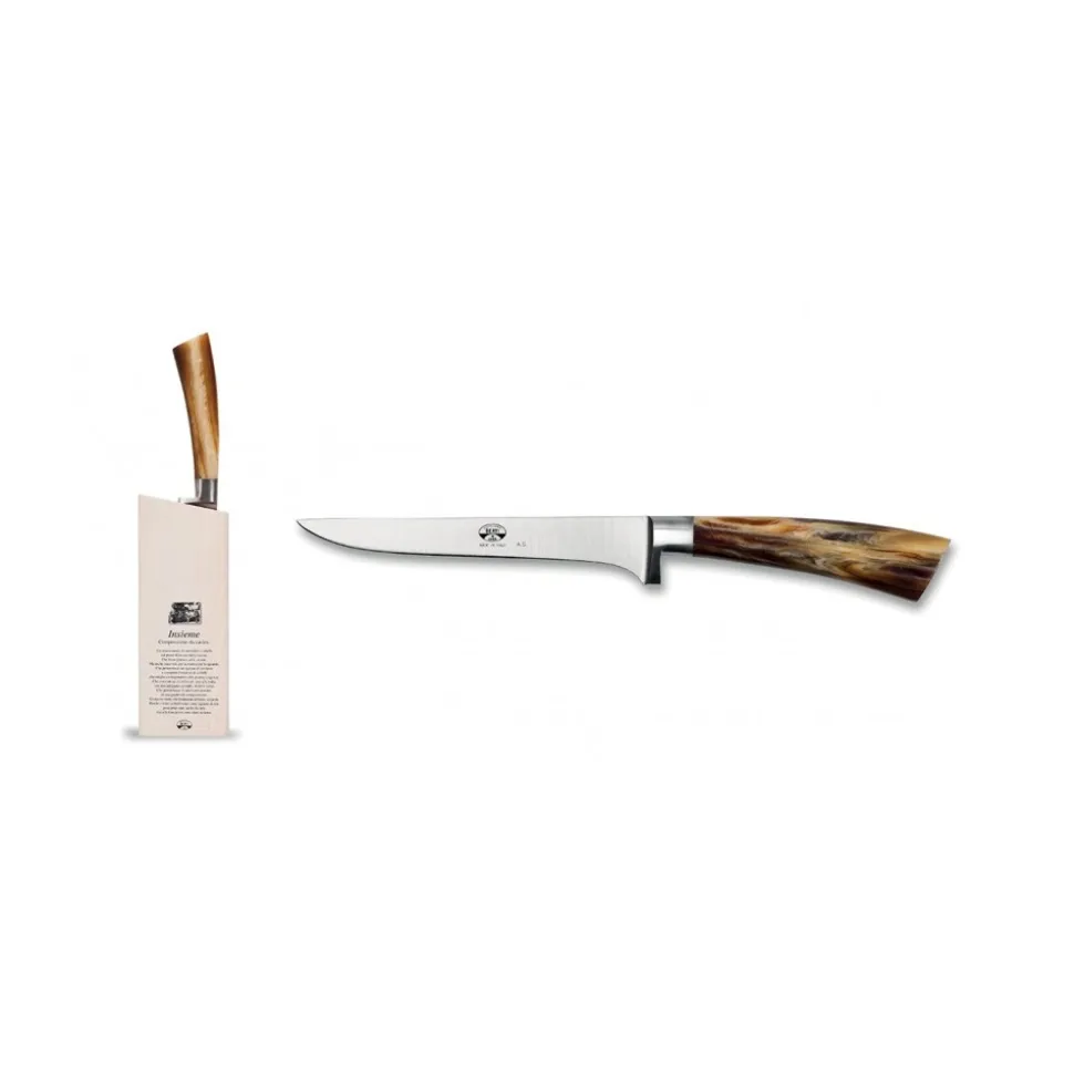 Coltellerie Berti - 1895 - Large Boning Knife Set - N. 92708 - Exclusive Artisan Knives - Handmade in Italy - Avvenice