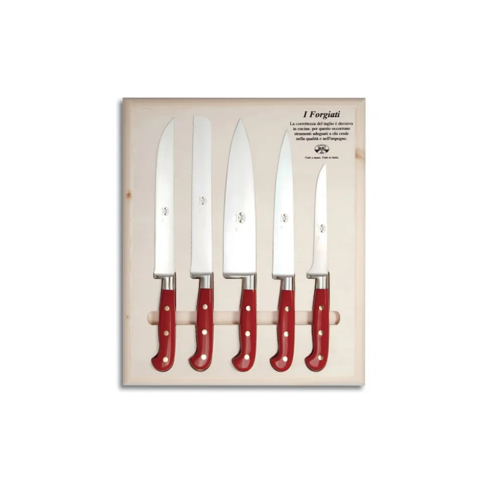 Coltellerie Berti - 1895 - Made to Measure I Forgings 5 Pcs. Ctp - N. 4725 - Exclusive Artisan Knives - Handmade in Italy - Avvenice