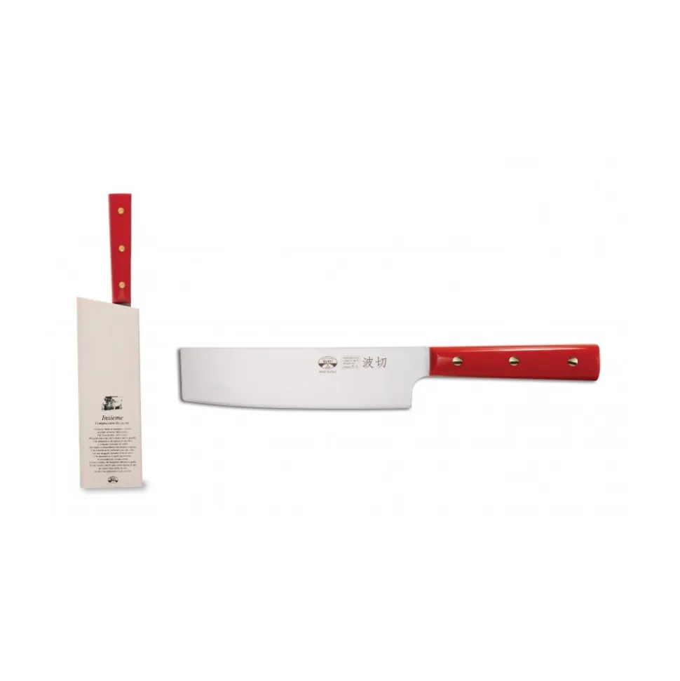 Coltellerie Berti - 1895 - Nakiri Knife Set - N. 93231 - Exclusive Artisan Knives - Handmade in Italy - Avvenice