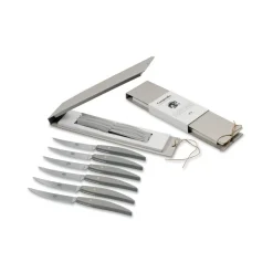 Coltellerie Berti - 1895 - Polychrome 6 Table Knives - N. 8063 - Exclusive Artisan Knives - Handmade in Italy - Avvenice