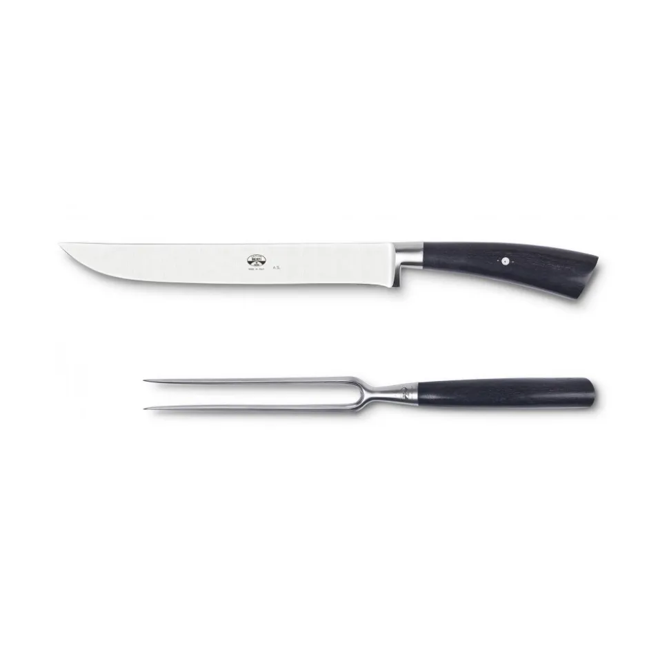 Coltellerie Berti - 1895 - Roast Knives Kit - N. 3045 - Exclusive Artisan Knives - Handmade in Italy - Avvenice