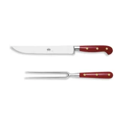 Coltellerie Berti - 1895 - Roast Knives Kit - N. 2435 - Exclusive Artisan Knives - Handmade in Italy - Avvenice
