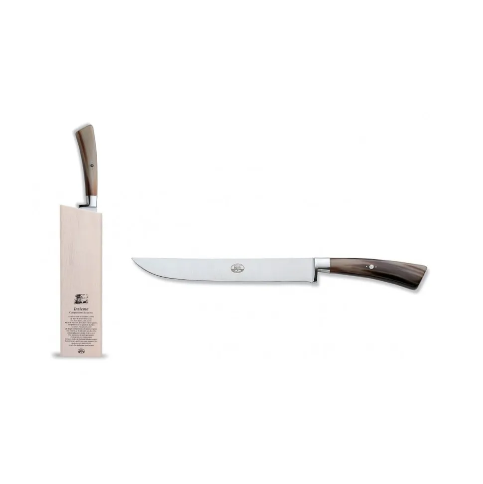 Coltellerie Berti - 1895 - Roast Knife Set - N. 9201 - Exclusive Artisan Knives - Handmade in Italy - Avvenice