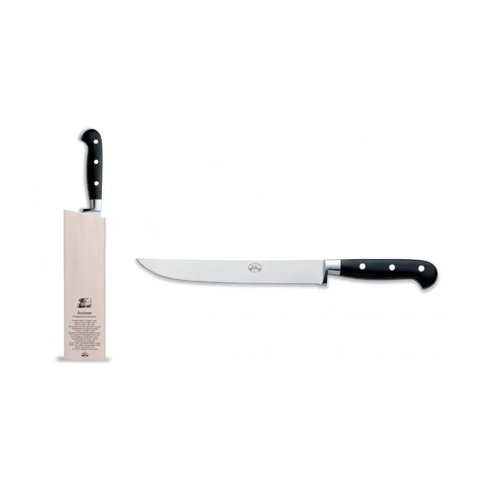 Coltellerie Berti - 1895 - Roast Knife Set - N. 9861 - Exclusive Artisan Knives - Handmade in Italy - Avvenice