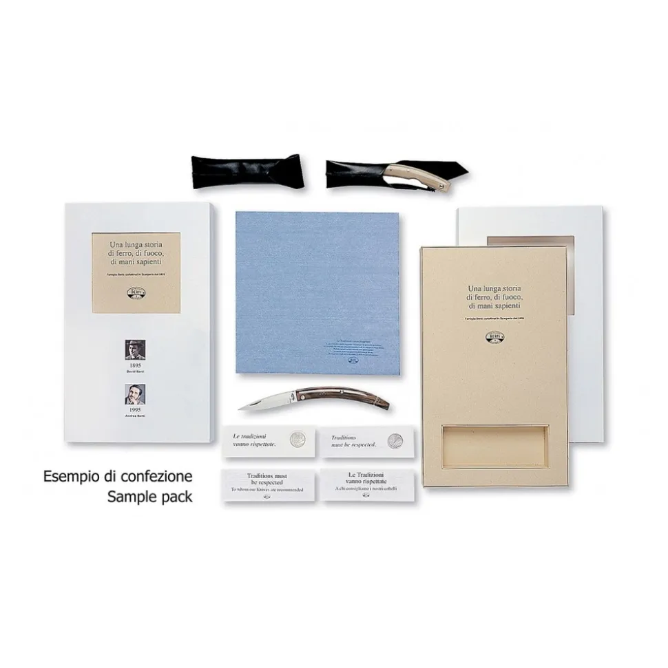 Coltellerie Berti - 1895 - Scraper - N. 6 - Exclusive Artisan Knives - Handmade in Italy - Avvenice