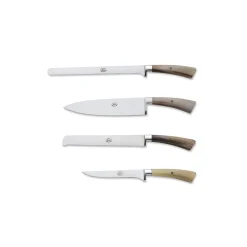 Coltellerie Berti - 1895 - Set of Four Kitchen Knives - N. 320 - Exclusive Artisan Knives - Handmade in Italy - Avvenice