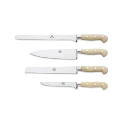 Coltellerie Berti - 1895 - Set of Four Kitchen Knives - N. 930 - Exclusive Artisan Knives - Handmade in Italy - Avvenice