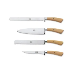 Coltellerie Berti - 1895 - Set of Four Kitchen Knives - N. 330 - Exclusive Artisan Knives - Handmade in Italy - Avvenice