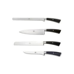 Coltellerie Berti - 1895 - Set of Four Kitchen Knives - N. 3030 - Exclusive Artisan Knives - Handmade in Italy - Avvenice