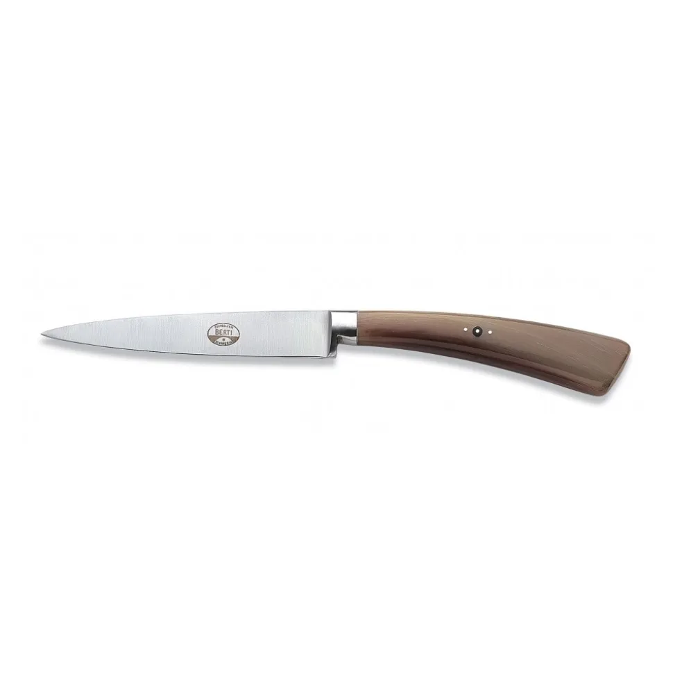Coltellerie Berti - 1895 - Straight Paring Knife - N. 215 - Exclusive Artisan Knives - Handmade in Italy - Avvenice