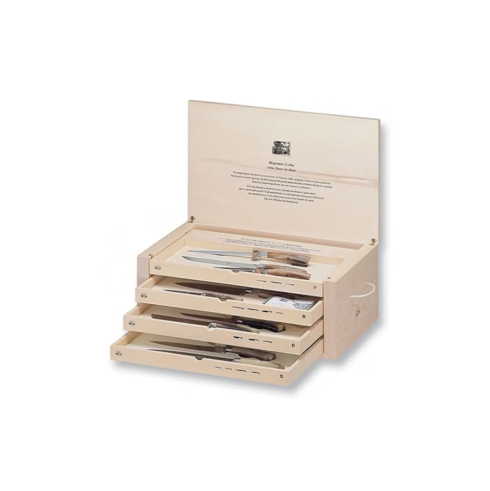 Coltellerie Berti - 1895 - The Complete Carving Machine - N. 323 - Exclusive Artisan Knives - Handmade in Italy - Avvenice