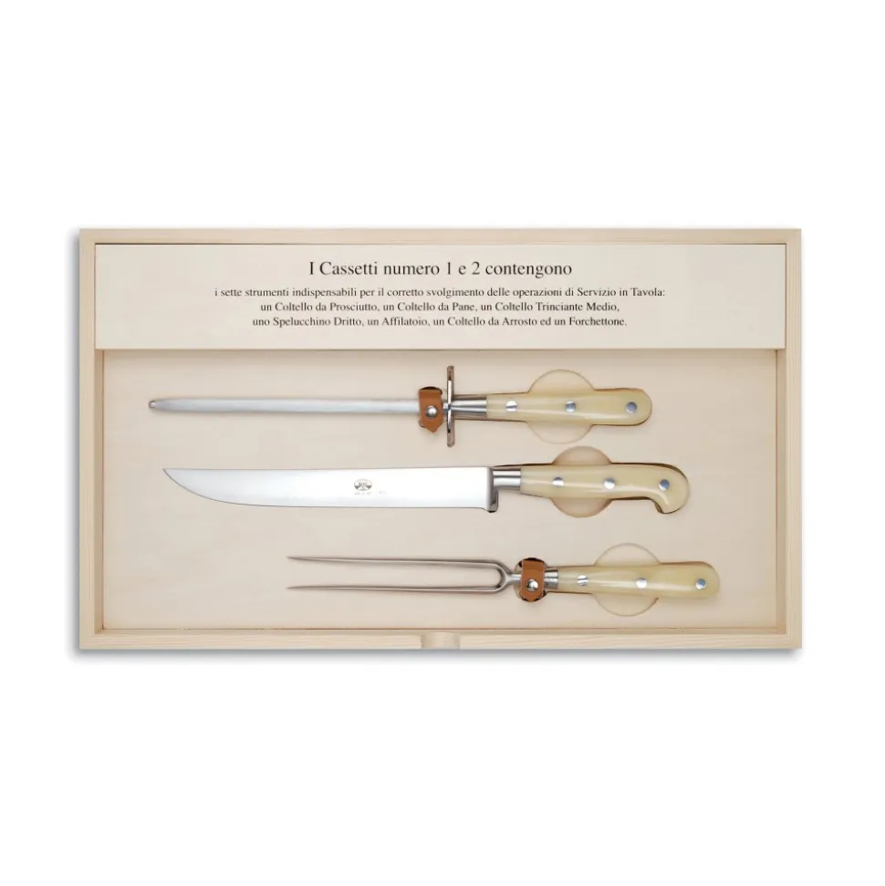 Coltellerie Berti - 1895 - The Complete Carving Machine - N. 933 - Exclusive Artisan Knives - Handmade in Italy - Avvenice