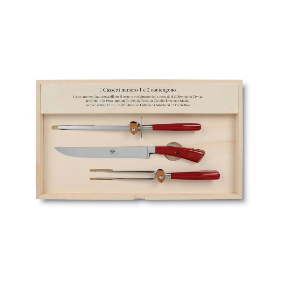 Coltellerie Berti - 1895 - The Complete Carving Machine - N. 2633 - Exclusive Artisan Knives - Handmade in Italy - Avvenice