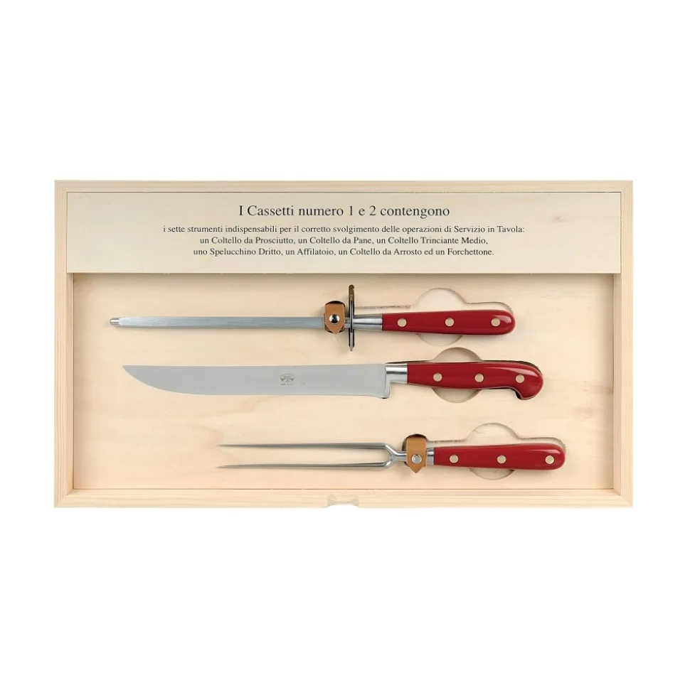 Coltellerie Berti - 1895 - The Complete Carving Machine - N. 2423 - Exclusive Artisan Knives - Handmade in Italy - Avvenice