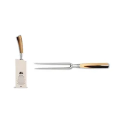 Coltellerie Berti - 1895 - Together Roast Fork - N. 92720 - Exclusive Artisan Knives - Handmade in Italy - Avvenice