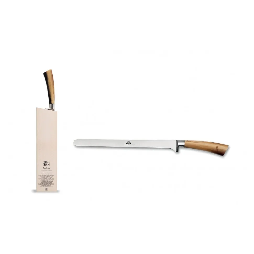 Coltellerie Berti - 1895 - Together Ham Knife - N. 92700 - Exclusive Artisan Knives - Handmade in Italy - Avvenice