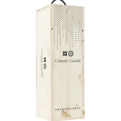 Contadi Castaldi - Franciacorta D.O.C.G. Pinònero Natura - Magnum - Wood Box - Pinot Noir - Luxury Limited Edition - 1,5 l - Avvenice