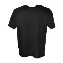 C.P. Company - Basic T-Shirt with Small Writing - Black - Luxury Exclusive Collection - Avvenice