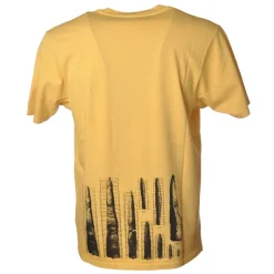 C.P. Company - Basic T-Shirt With Writing on The Front  - Yellow - T-Shirt - Luxury Exclusive Collection - Avvenice
