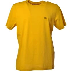 C.P. Company - Basic T-Shirt With Writing  - Yellow - T-Shirt - Luxury Exclusive Collection - Avvenice