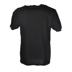 C.P. Company - Basic T-Shirt with Small Writing - Black - Luxury Exclusive Collection - Avvenice