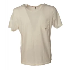 C.P. Company - Cotton T-Shirt - Cream - Luxury Exclusive Collection - Avvenice