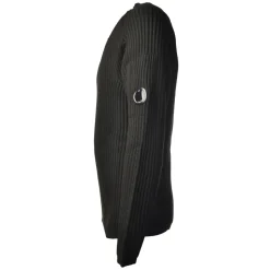 C.P. Company - Crewneck Pullover with Raglan Sleeve - Black - Sweater - Luxury Exclusive Collection - Avvenice