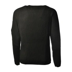 C.P. Company - Crewneck Pullover with Raglan Sleeve - Black - Sweater - Luxury Exclusive Collection - Avvenice