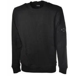 C.P. Company - Crewneck Sweatshirt with Logo - Black - Sweatshirt - Luxury Exclusive Collection - Avvenice