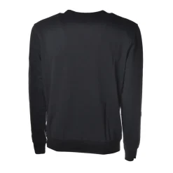 C.P. Company - Crewneck Sweatshirt with Logo - Blue - Luxury Exclusive Collection - Avvenice