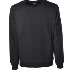 C.P. Company - Crewneck Sweatshirt with Logo - Blue - Sweatshirt - Luxury Exclusive Collection - Avvenice