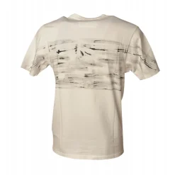 C.P. Company - Crewneck T-Shirt with Front Print - Black and White - Luxury Exclusive Collection - Avvenice