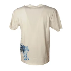 C.P. Company - Crewneck T-Shirt with Side Prints - White - Luxury Exclusive Collection - Avvenice