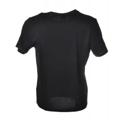 C.P. Company - Crewneck T-Shirt with Central Print - Black - Luxury Exclusive Collection - Avvenice