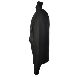 C.P. Company - Front Zip Cardigan - Black - Sweater - Luxury Exclusive Collection - Avvenice