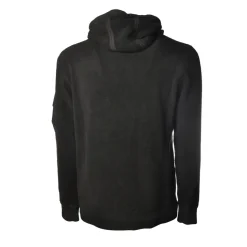 C.P. Company - Hooded Sweatshirt with Pocket - Black - Sweater - Luxury Exclusive Collection - Avvenice