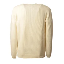 C.P. Company - Long Sleeve Crewneck Sweater - Cream - Sweater - Luxury Exclusive Collection - Avvenice