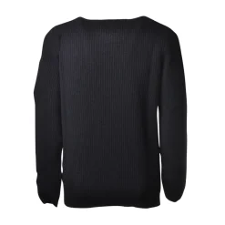 C.P. Company - Long Sleeve Crewneck Sweater - Blue - Pullover - Luxury Exclusive Collection - Avvenice