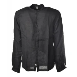 C.P. Company - Mandarin Collar Shirt - Blue - Luxury Exclusive Collection - Avvenice