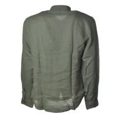 C.P. Company - Mandarin Collar Shirt - Green - Luxury Exclusive Collection - Avvenice