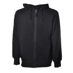 C.P. Company - Open Hoodie - Blue - Luxury Exclusive Collection - Avvenice