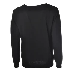 C.P. Company - Pullover Made of Cotton Crepe - Black - Sweater - Luxury Exclusive Collection - Avvenice