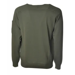 C.P. Company - Pullover Made of Cotton Crepe - Green - Sweater - Luxury Exclusive Collection - Avvenice