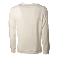 C.P. Company - Raglan Crewneck Sweatshirt - White - Luxury Exclusive Collection - Avvenice