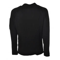 C.P. Company - Round Neck with Embossed Sleeve - Blue - Shirt - Luxury Exclusive Collection - Avvenice