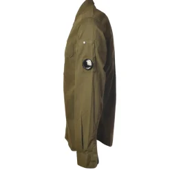 C.P. Company - Sports Shirt with Pockets And Logo - Green - Shirts - Luxury Exclusive Collection - Avvenice