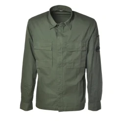C.P. Company - Sports Shirt with Pockets - Green - Luxury Exclusive Collection - Avvenice